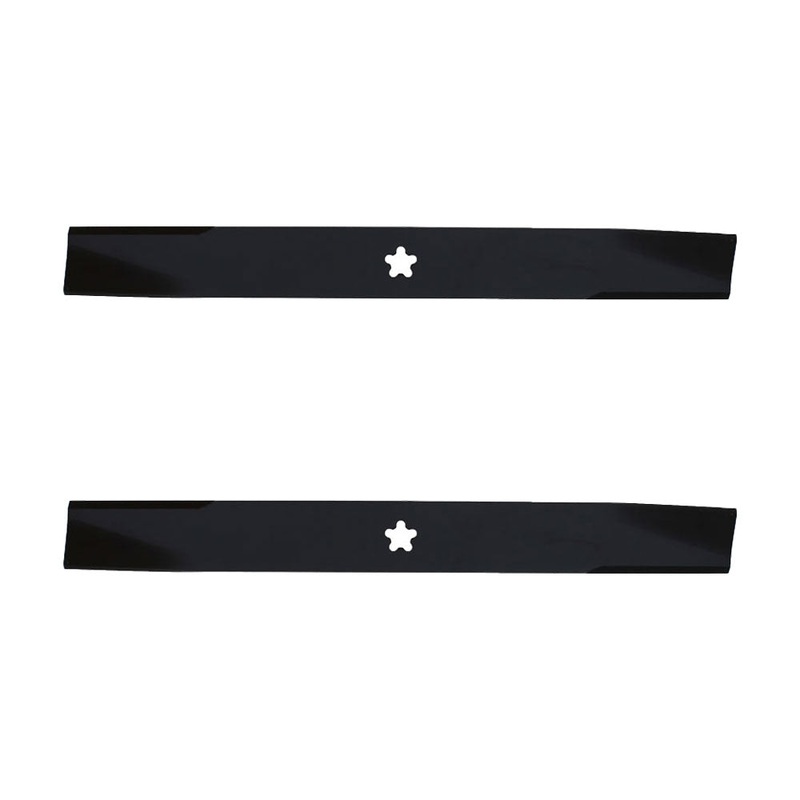 Set of 2 Blades 5-Point Star Fits 42-in Deck Replaces AYP Fits Craftsman 134149