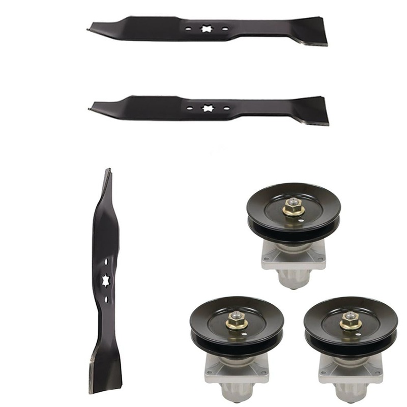 Spindle & Blade Set Fits Cub Cadet Fits MTD 46" LT1045 LT1046 918-0660 918-0625