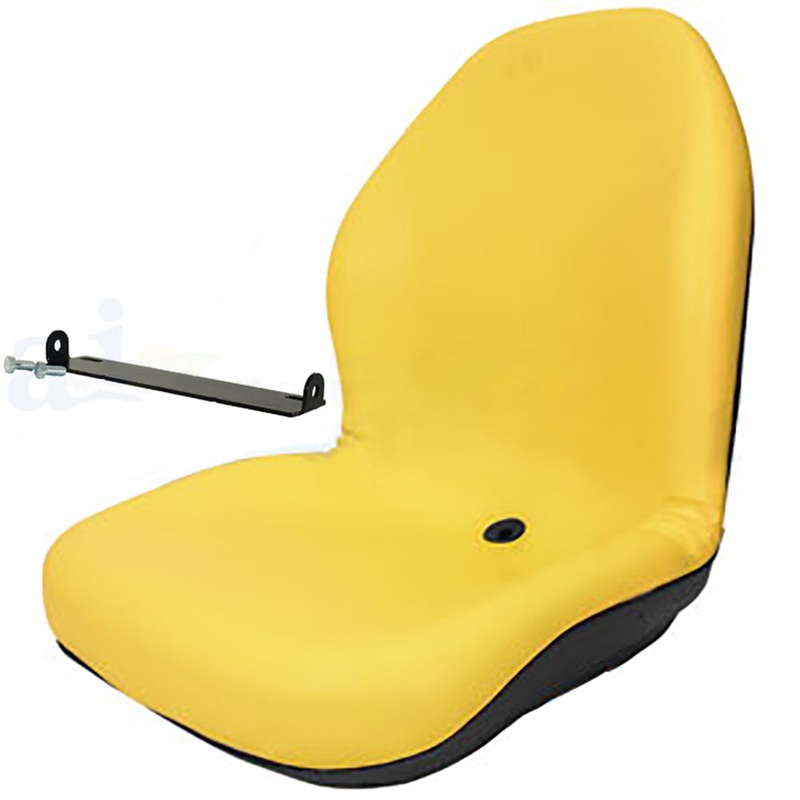 Yellow Mower Seat W/Bracket Fits John Deere X300 & X500 Series Fits X304 X324 ET