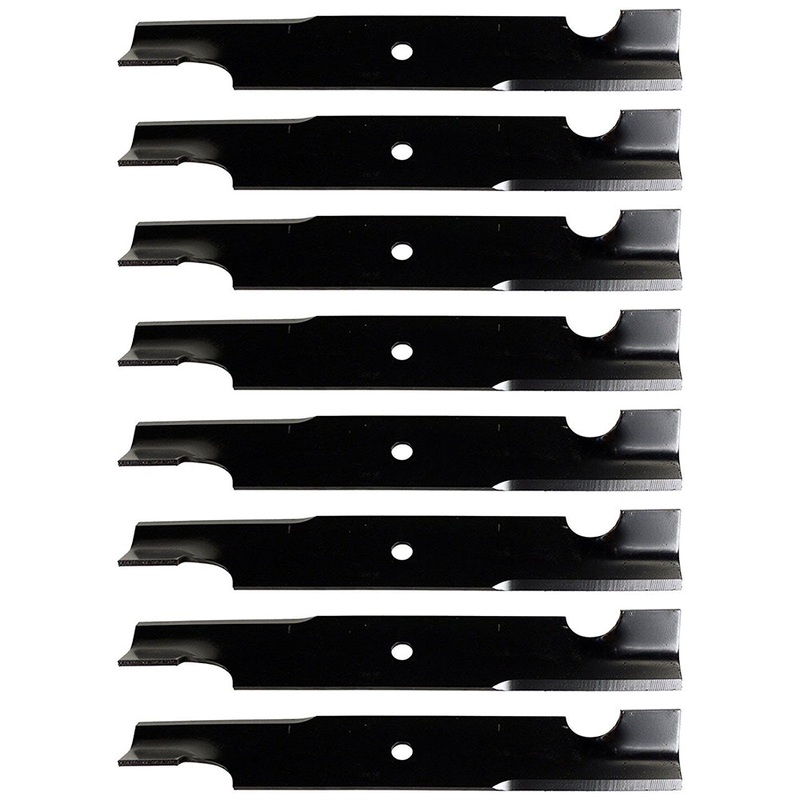 107-3192 Notched Blades Fits Toro Mowers 32" & 48" Decks - Set of 8