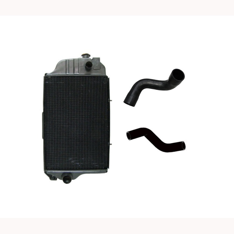 1492653015 Radiator w Top & Lower Hose Fits John Deere 300B 301A 302 400 401 480