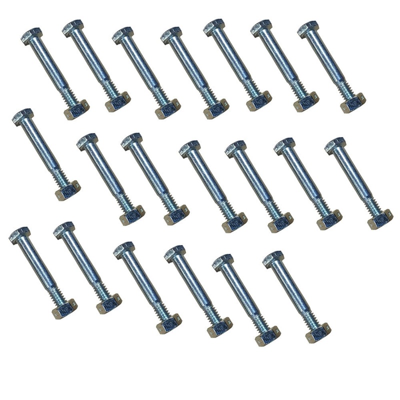 (20) Shear Pins & Bolts Fits John Deere AM123342 Stiga 1812-9005-01 Snow Blowers