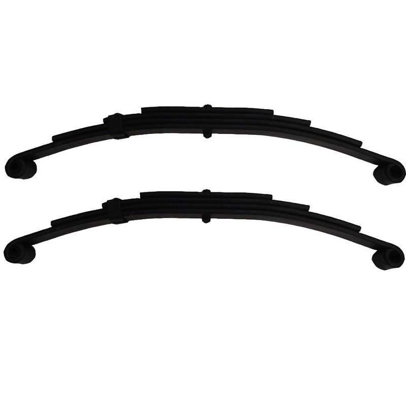 2pk Trailer 4 Leaf Spring Double Eye 25 1/4" 2500lb for 5000lb Axle 20016