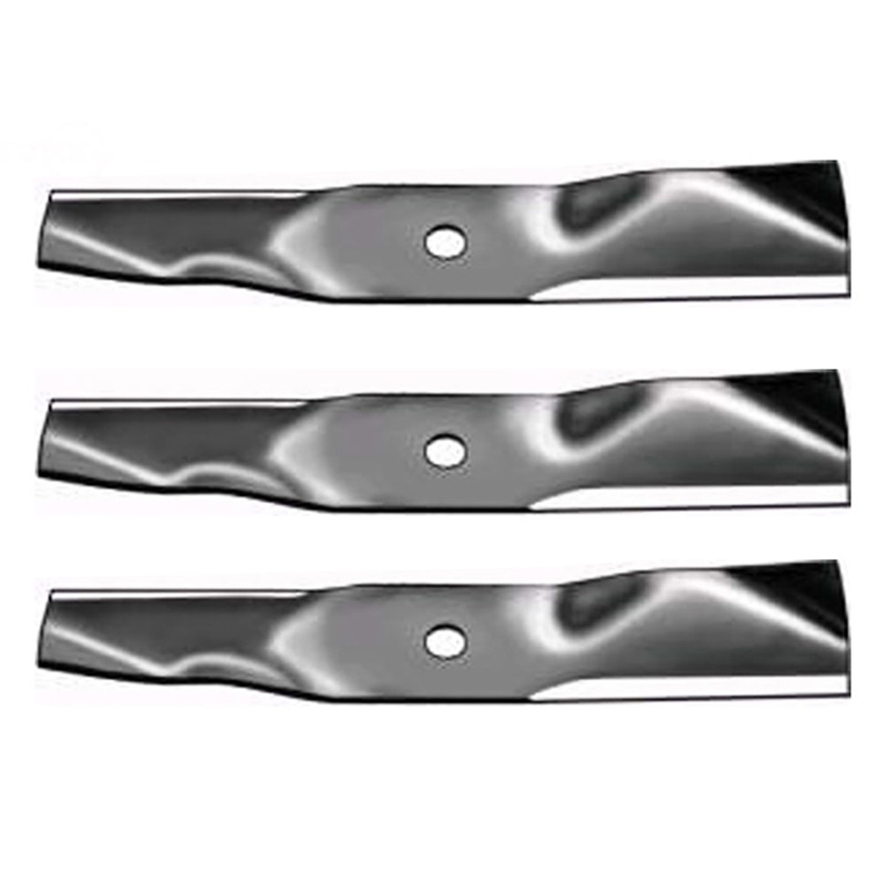 3 REPL XHT USA BLADES Fits John Deere M113518 M115329 M115496 GT225 GT235 GT245