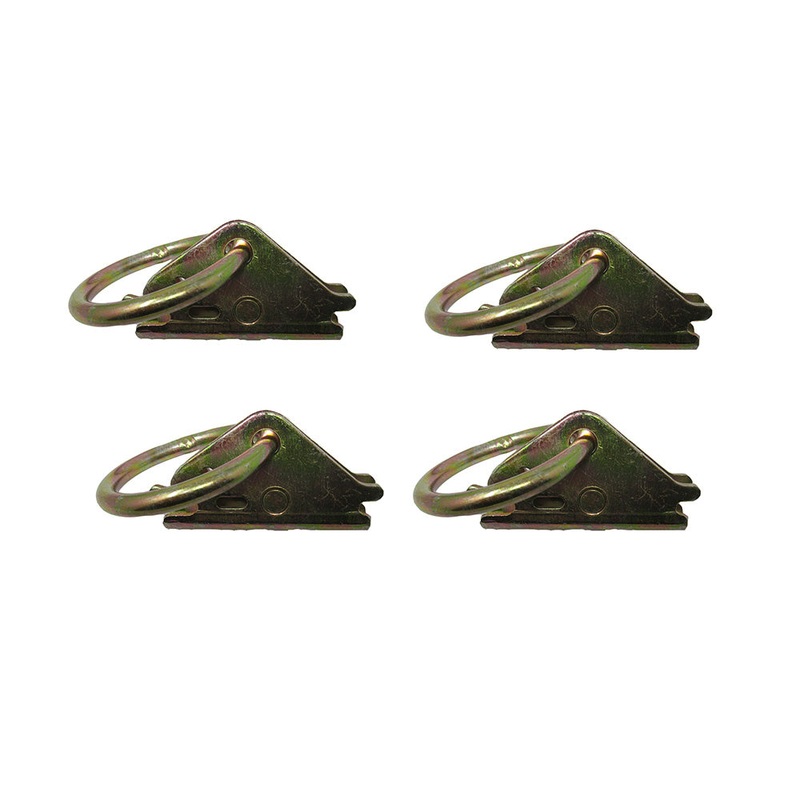 4 E Track Fitting O Rings for Motorcycle ATV Quad Van Trailer Tie Down Straps