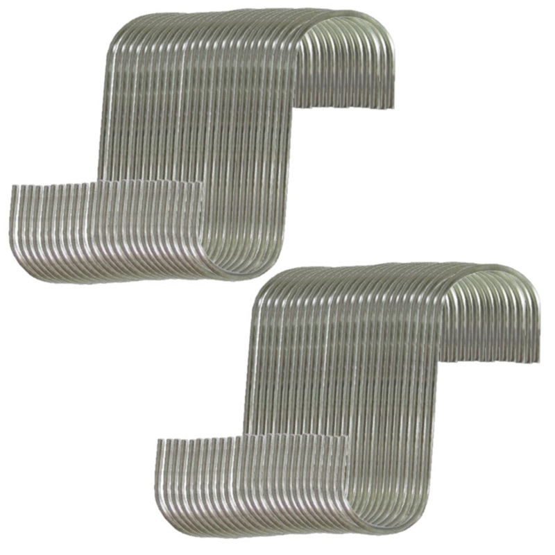 (50) 5" Steel S-Hooks For Various Household and Yard & Garden Applications