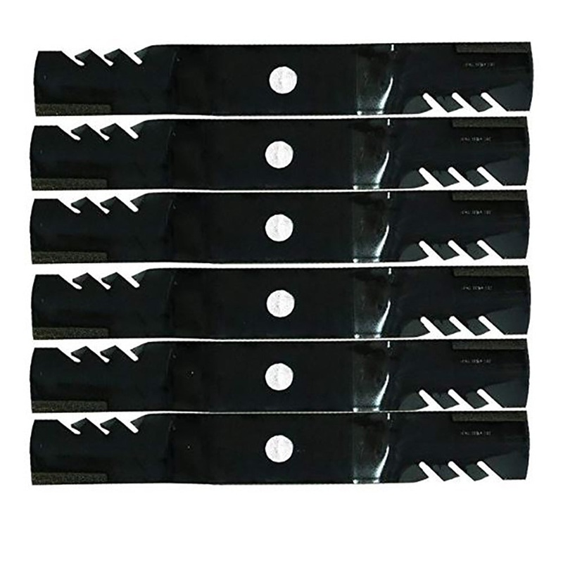6 K5647-34340 ZD326S ZD21F-60P 60'' Mulching Blades Fits Kubota 96-363