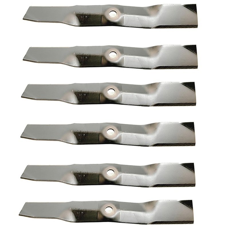6 Rep Blades Fits John Deere M143520 M145516 on 54" C Deck Mowers