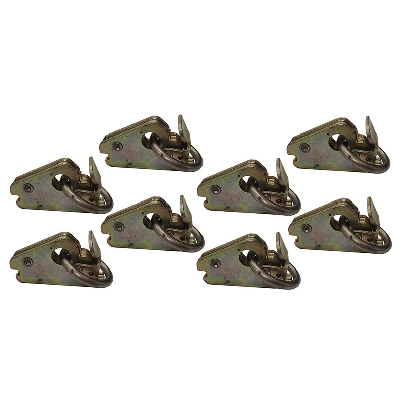 8 E Track O Ring Fitting Tie Down for Quad ATV Enclosed Trailer Cargo Van Truck