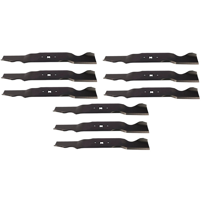 9PK High Lift Blades Fits Cub Cadet GT1054 GTX1054 GT1554 54" 942-0677B