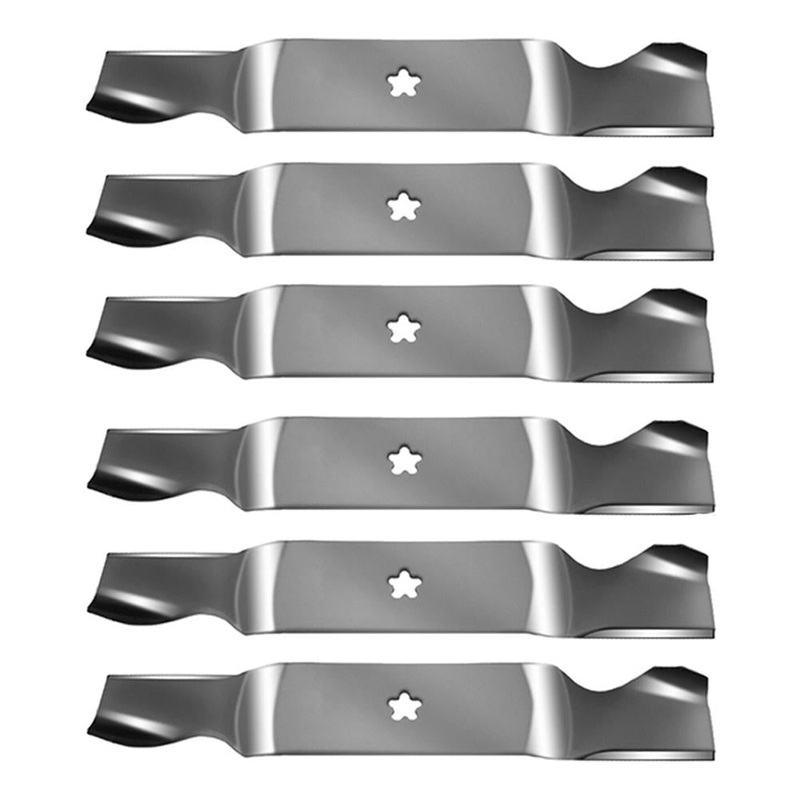 Set of (6) 18 1/2" Lawn Mower Blades Fits AYP/Fits Husqvarna 532187256 594892901