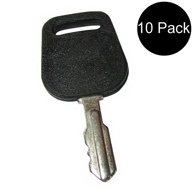 (10) Ignition Switch Keys Fits John Deere Fits Sears Craftsman Fits AYP Fits MTD