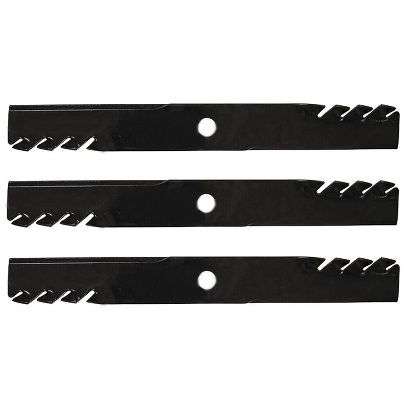 3 Blades Fits John Deere M135334 M136195 M164016 M144652 TCU30316 TCU30317