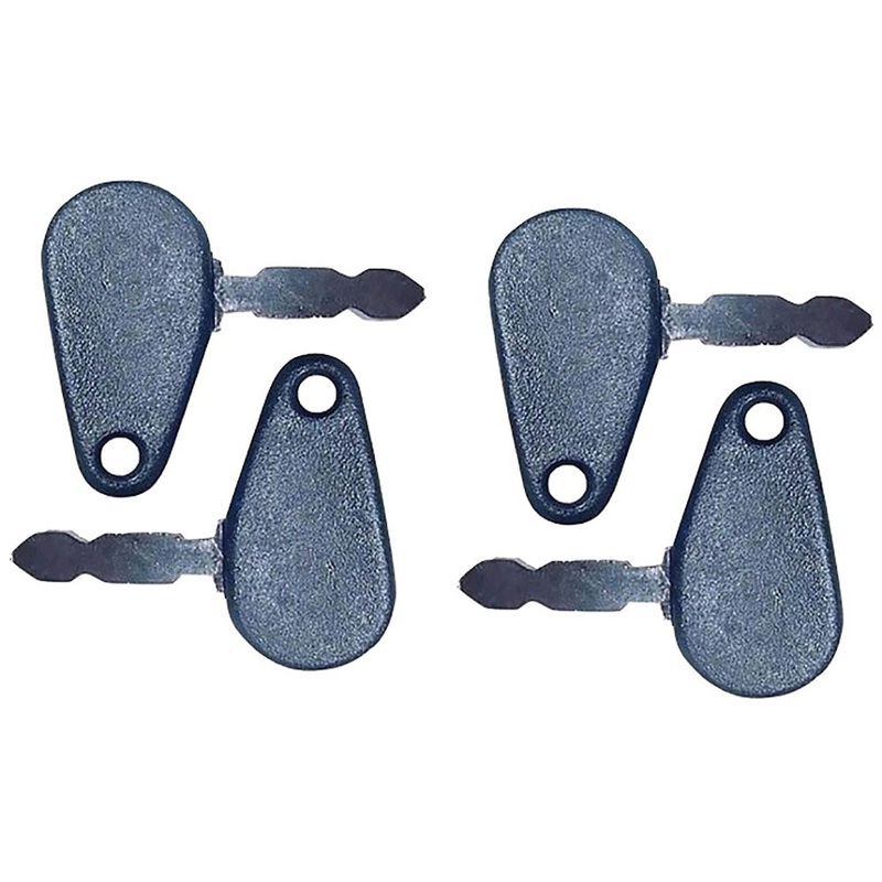 4 Pack Ignition Starter Switch Keys for various Fits Ford New Holland Fits