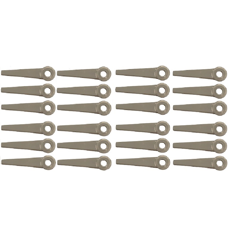 4" Poly Cut Trimmer Blades 24 Pack Fits Stihl Fits Husqvarna Hoffco Weedeater
