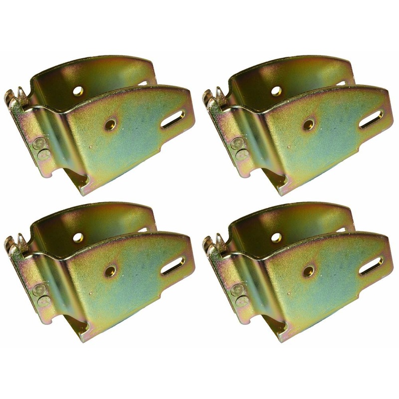 Four (4) E Track Wood Beam Holder Sockets for Trailers/Cargo Brace/Truck/Van