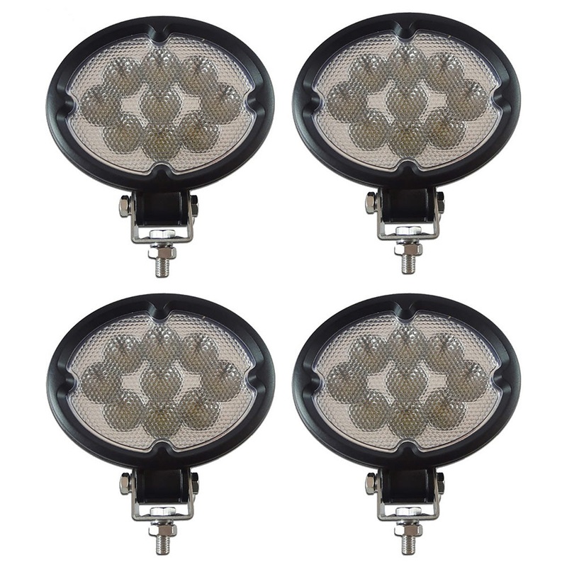 RE321841 Four (4) Industrial LED Flood Light Lamps Fits JD Tractor