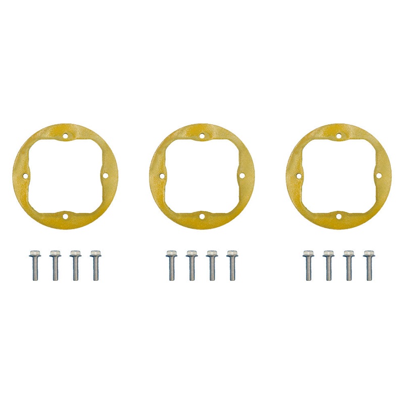 SET OF 3 - Deck Repair Rings w/ Bolts  918-05016 918-04825 for Spindles LTX 1050