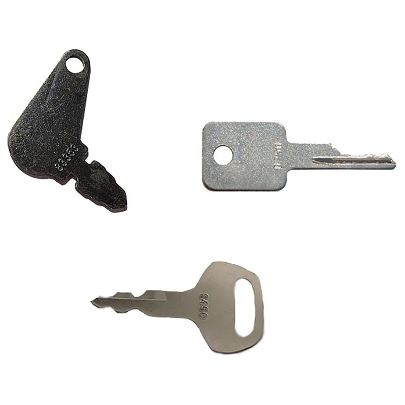 Set of 3 Keys Fits Massey Ferguson 135, 150, 165, 175, 180, 230, 235, 245, 255