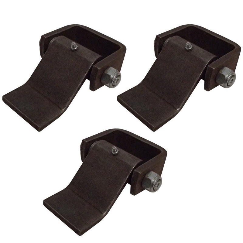 Three 3 Heavy Duty Greaseable Strap Style Dump Truck Trailer Cargo Door Hinge