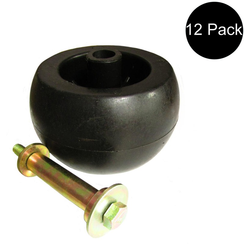 (12) Deck Wheel Roller Kits Fits Exmark 103-3168 103-4051 with Hardware