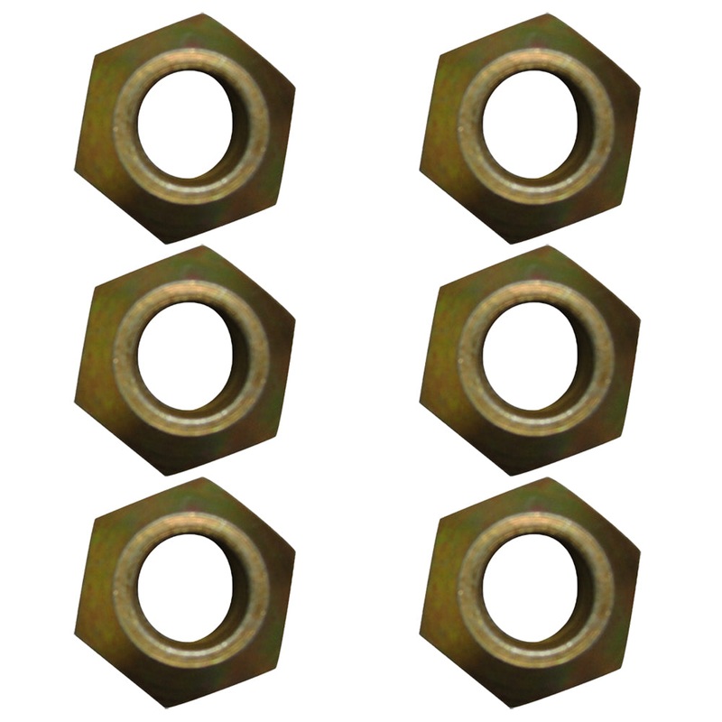 180004M1 PKG of 6 Rear Wheel Lug Nuts fits MF TO20 TO30 TO35 35 50