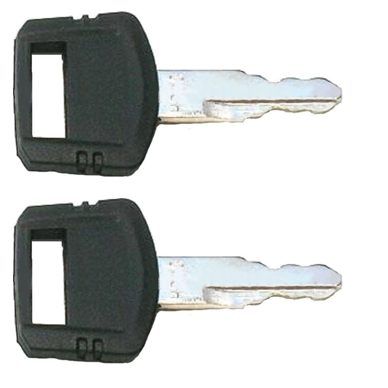 (2) Fits John Deere Keys Fits JD Key Heavy Equipment Starter Ignition Excavator