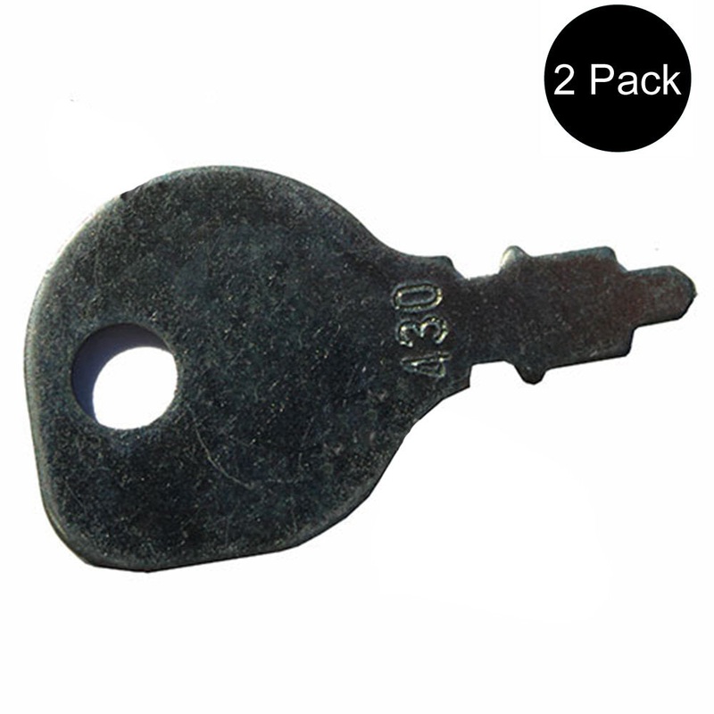 (2) Keys Fits John Deere Fits Husqvarna Indak Polaris MTD Murray Fits Honda