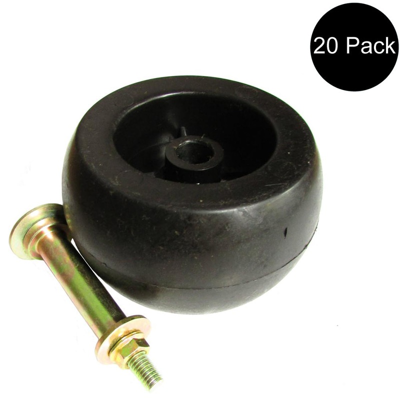 20 Deck Wheel Roller Kits w/ Hardware Fits Exmark Mower 103-3168 103-4051 New