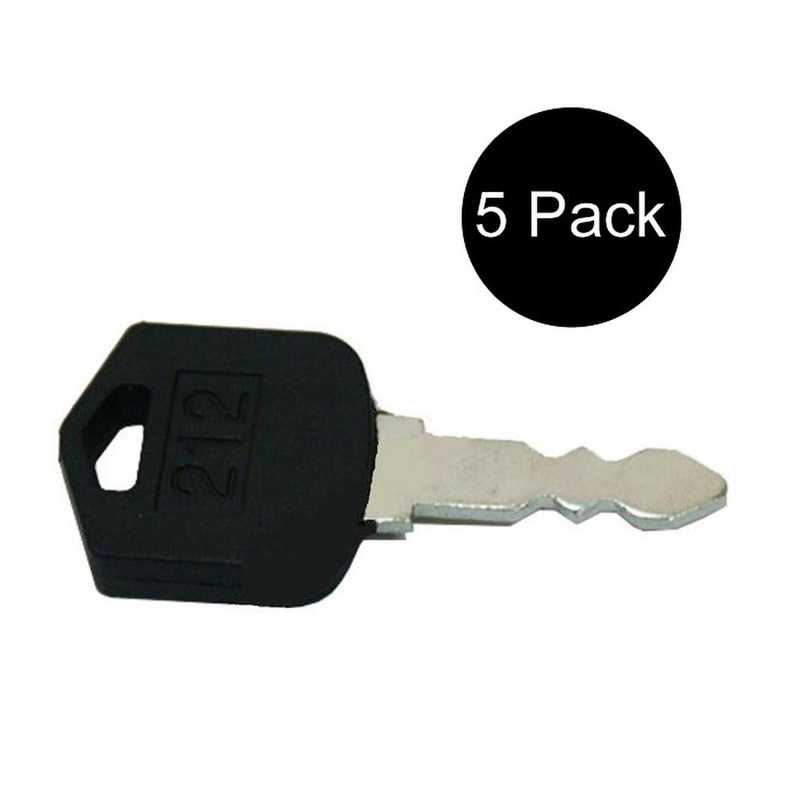 212 Ignition Pack of 5 Keys For Doosan & Daewoo Forklift D25 D35 G25 G35