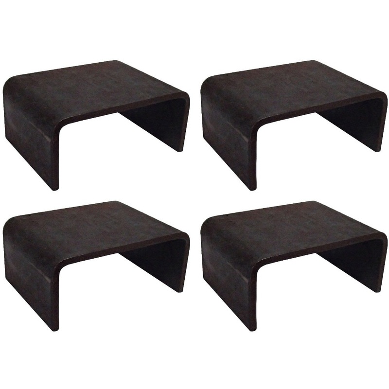 (4) Utility Heavy Duty Stake Steel Truck Trailer Pockets 6ga Weld-On 1000103