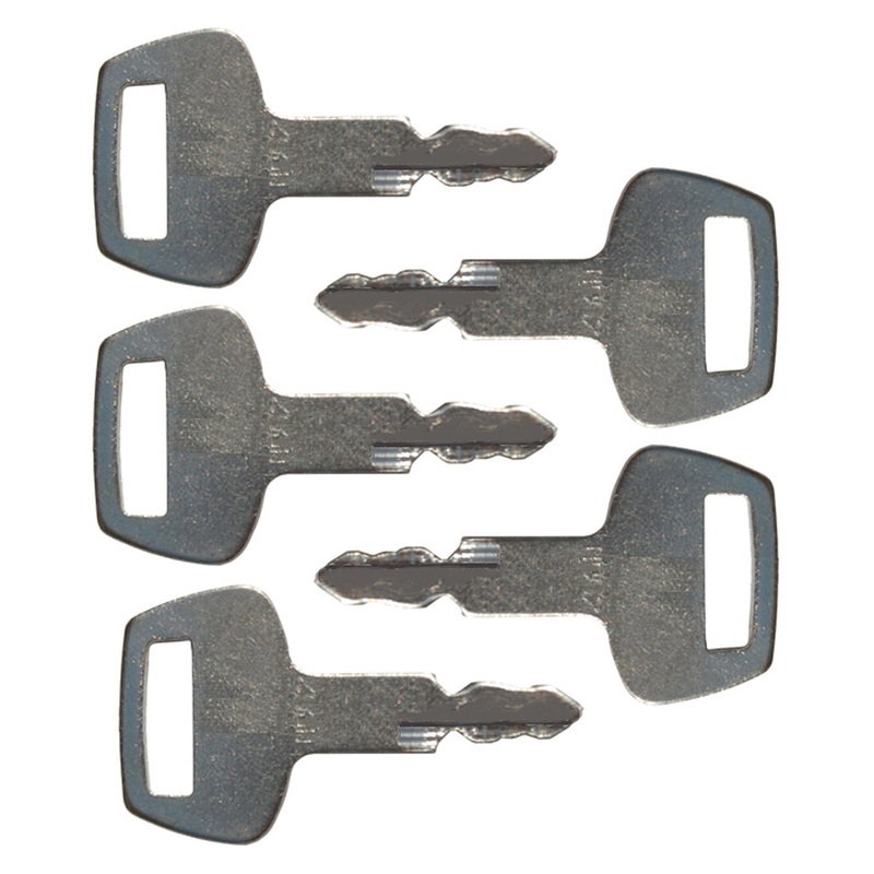 4130700007 Pack of 5 Keys Fits Bobcat 316 Mini Excavator