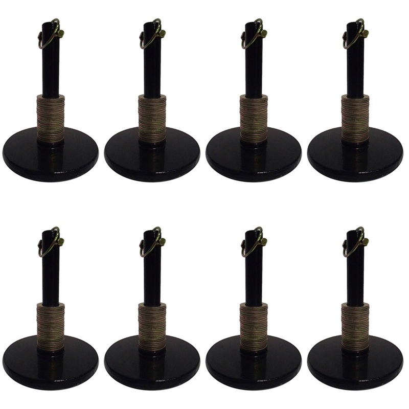(8) 49067 Snow Plow Shoe Assemblies Fits Western Snow Plow 1" Rod 6-7/8" Length
