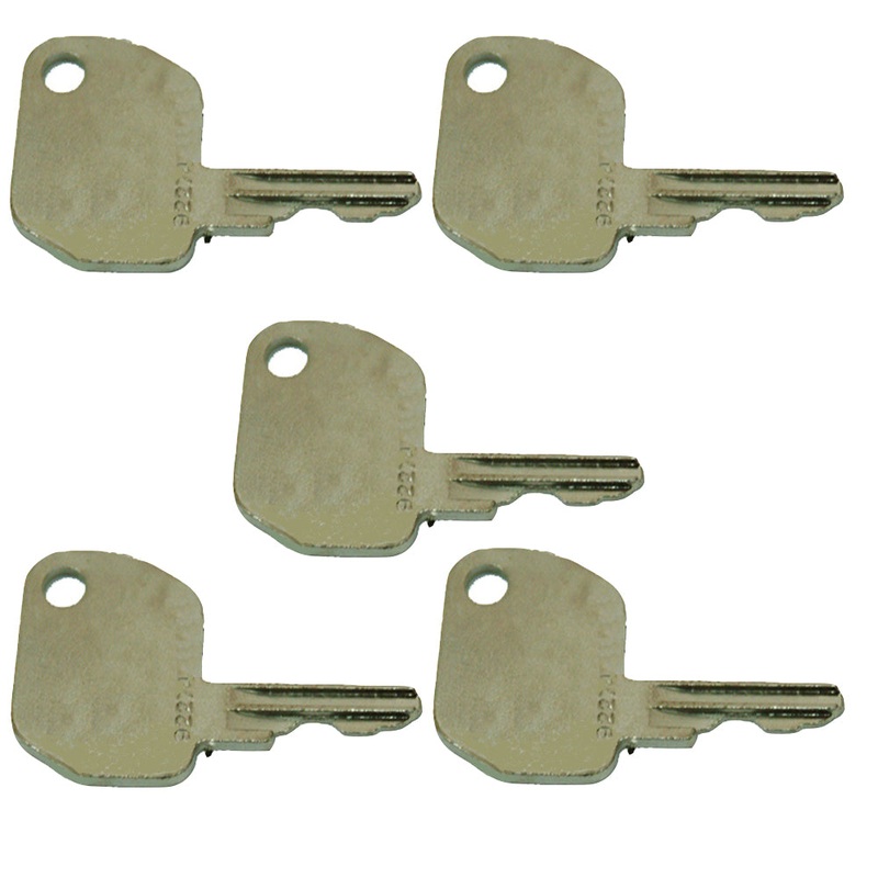 92274 Five (5) Ignition Keys Fits Heavy Equipment Fits Ford/New Holland Fits JCB