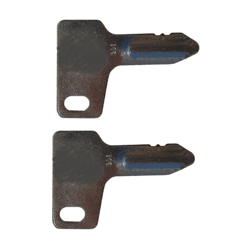 933110-00301 301 Pack of 2 Keys For Several Fits Kubota Mini Excavator Models