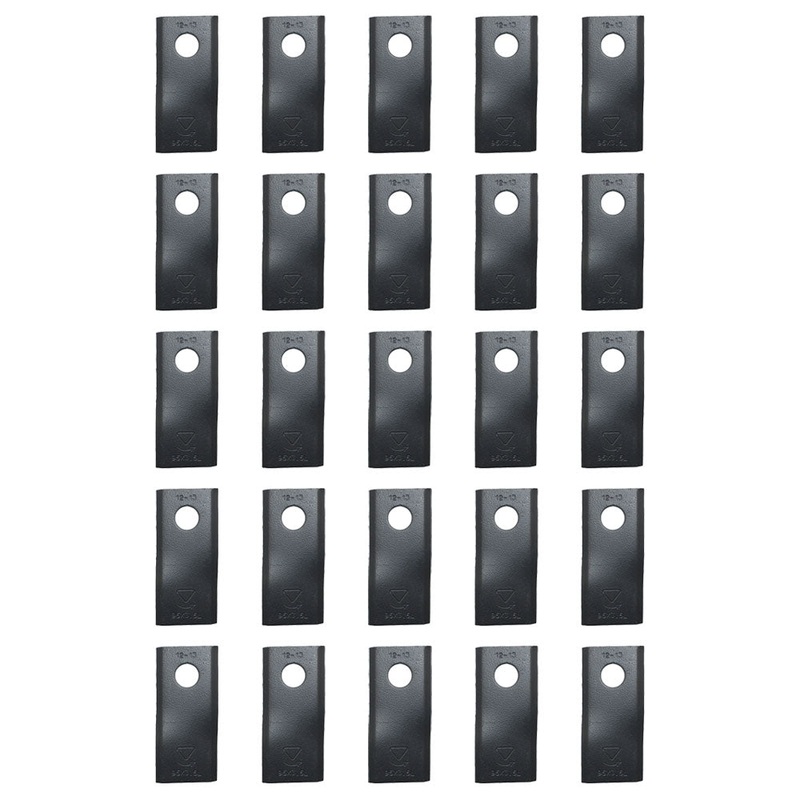 Disc Mower Blade - Left Hand 25 Pack Fits John Deere 260 240 Fits New Holland Ku