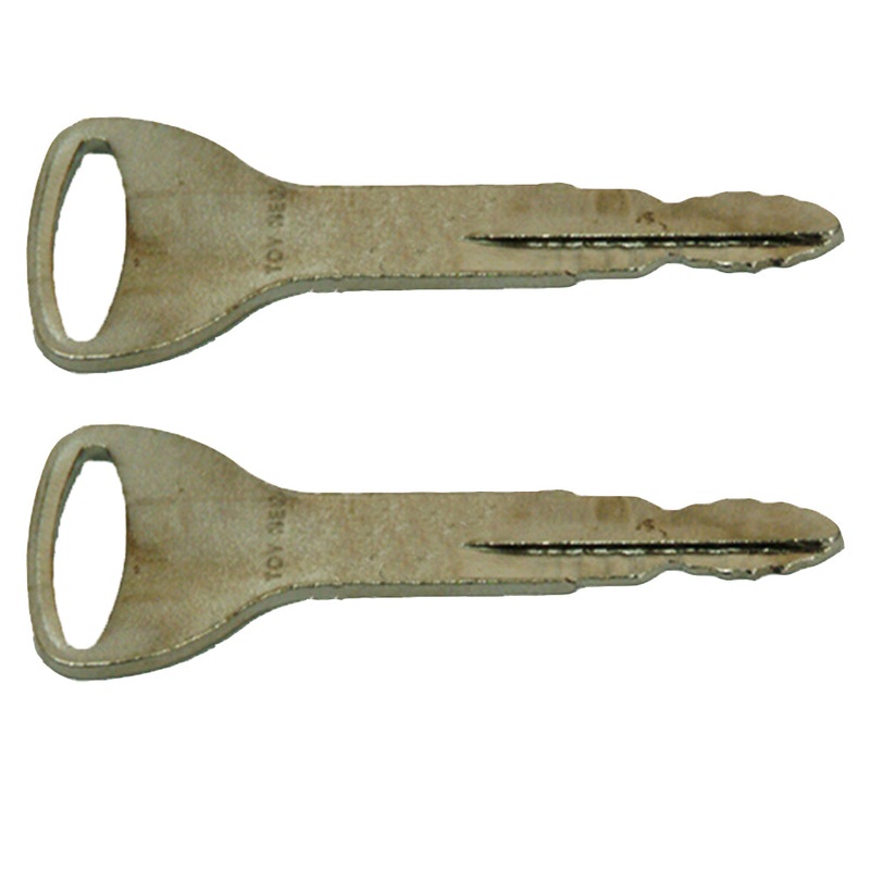 TOY NEW Two 2 Keys Fits Toyota Forklift Industrial Construction Models