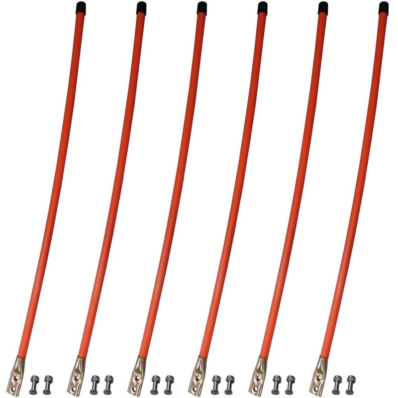 1308110 (6) 36" Snow Plow Blade Guide Markers Fits Boss BAX 0005 Buyers SAM 1308