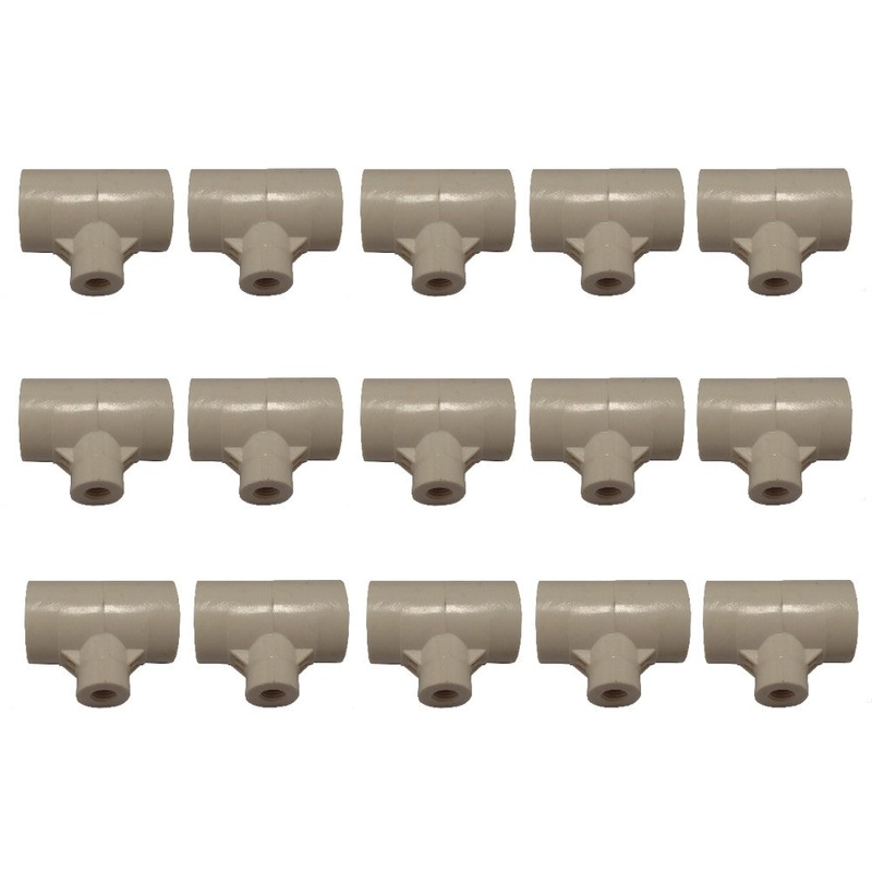 (15) Pack Aftermarket Drinker PVC Fitting Watering Mounts For Poultry