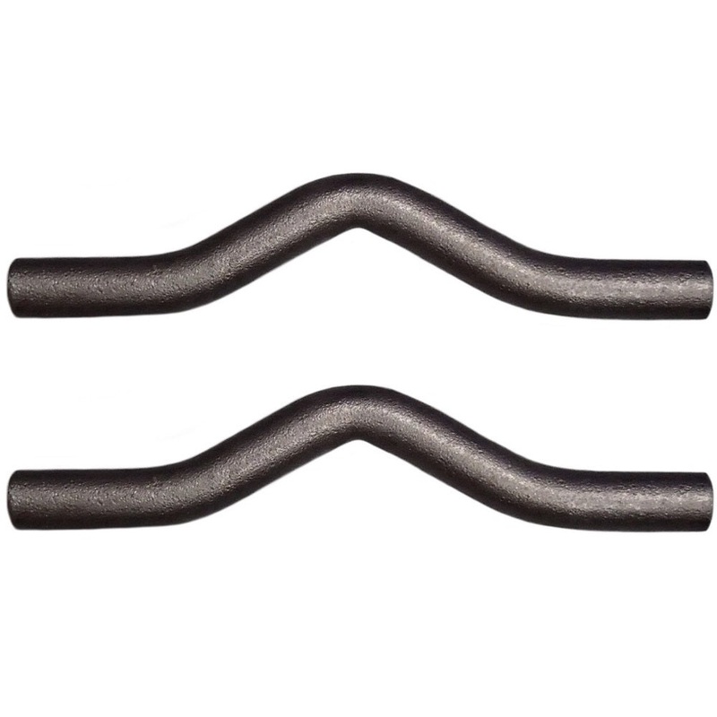 (2) Weld On Steel Rod Safety Chain Clip 3/8" Bar For Trailer Truck Hitch