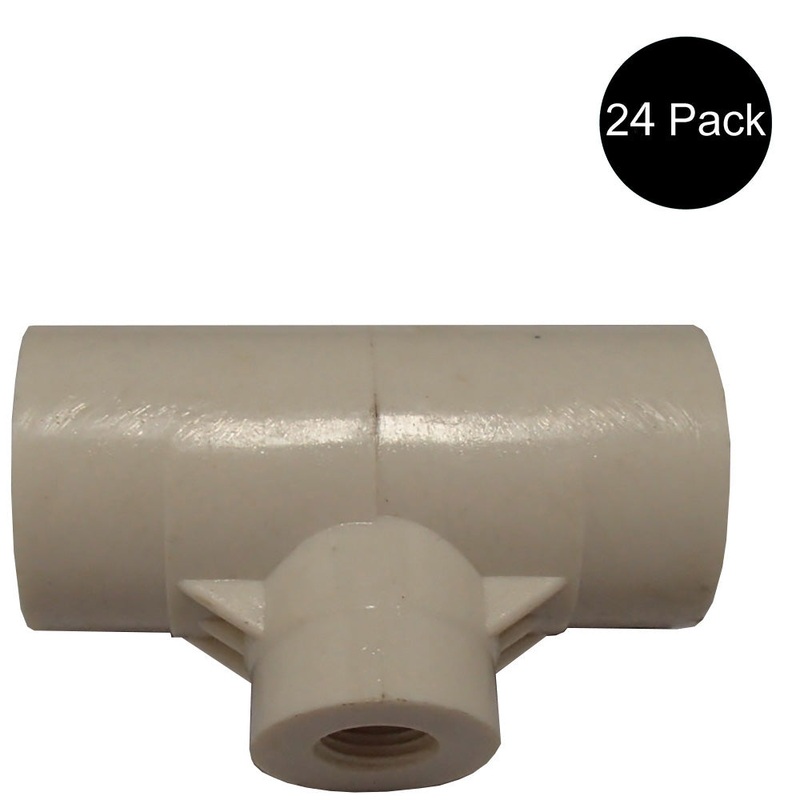 24 Water Drinker 1/2" PVC Fittings for Waterer Cups/Nipples for Chicken/Poultry