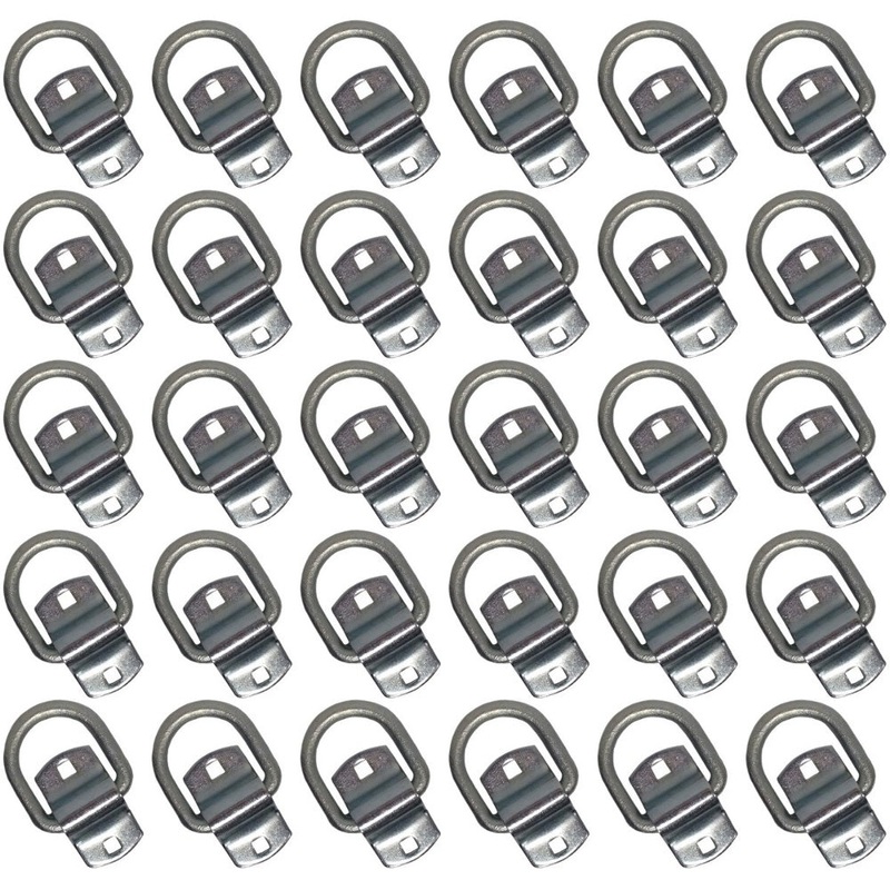 (30)- Bolt-on 1/2" D Rings Trailer Flatbed Truck Rope Tie Down OTK20-0224