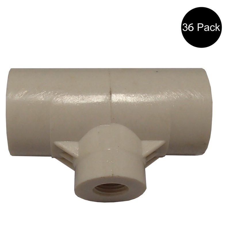 36 Heavy Duty Slip-on PVC Fittings for Poultry Water Drinker Nipples or Cups