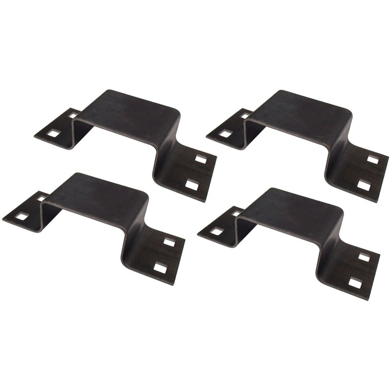 (4) 12 gauge Steel Stake Pocket Bolt-On Brackets for Utility Trailers B2373G
