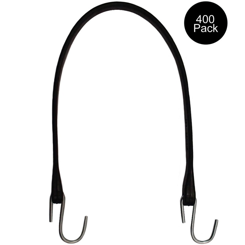 400 21" HD Natural Rubber Tarp Strap Bungee Truck Trailer Tie Down Tire Chains