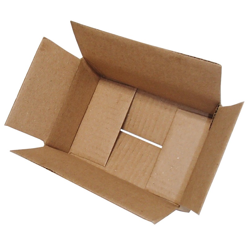 (5pk) Brown Shipping Moving Packing Cardboard Boxes 6x4x2
