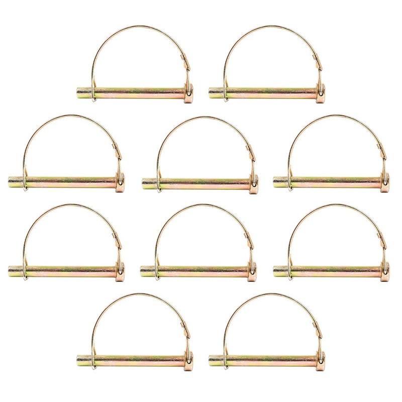 PTO Round Wire Shaft Locking Pin 1/4 x 2-1/4 (10-Pack) S.271 P14PTL 4021413