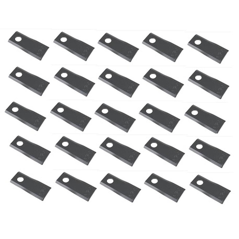 Set/25 Disc Mower Blades 76N946 853819 Fits Ford/New Holland Mowers/Conditi