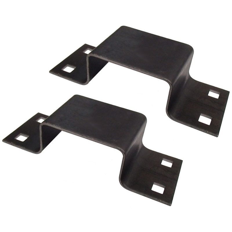 Set of Two 12Ga. Bolt-On Stake Pocket Brackets for Trucks and Trailers B2373G