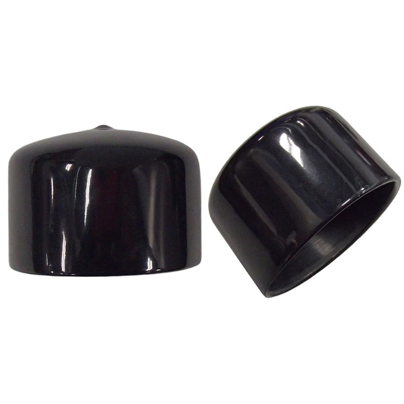 Two (2) Trailer Wheel Cover Cap Protector Bras 1.98 Grease Stopper